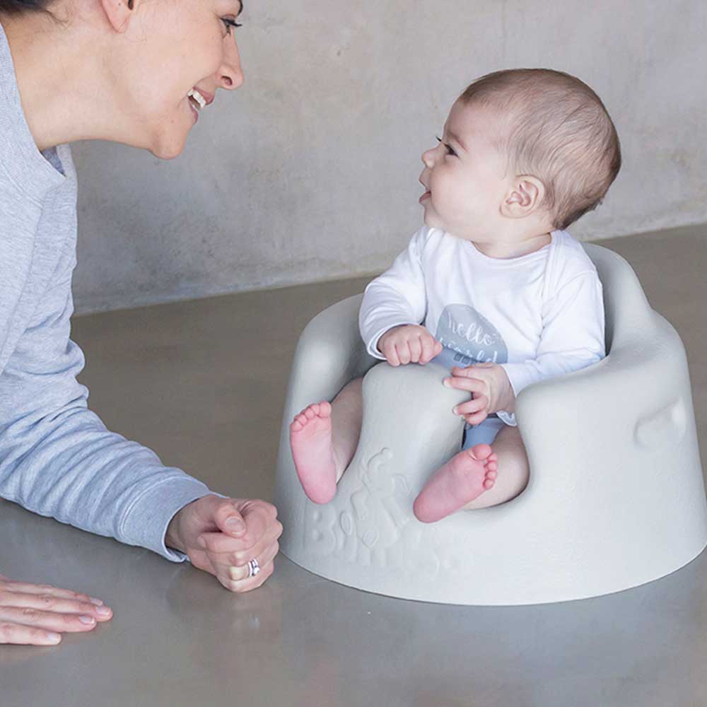 バンボ(Bumbo)公式】ベビーソファ｜クールグレー｜専用腰ベルト付き 