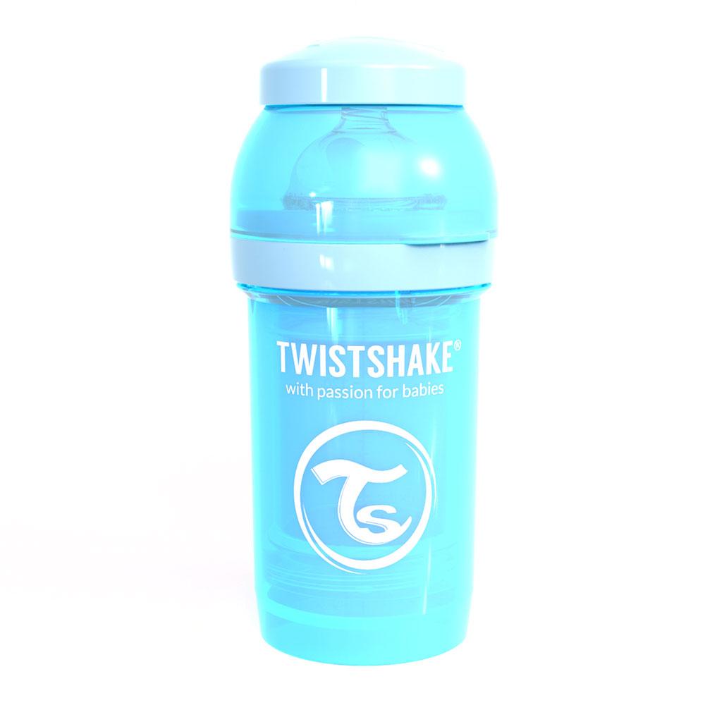 【ツイストシェイク（TWISTSHAKE）】ボトル 180ml | パステルブルー