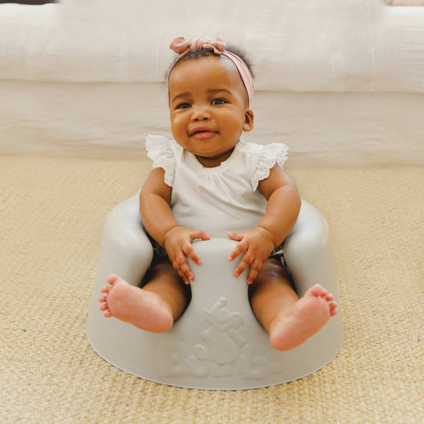 ＜New＞ベビーソファ｜セージグリーン｜専用腰ベルト付き