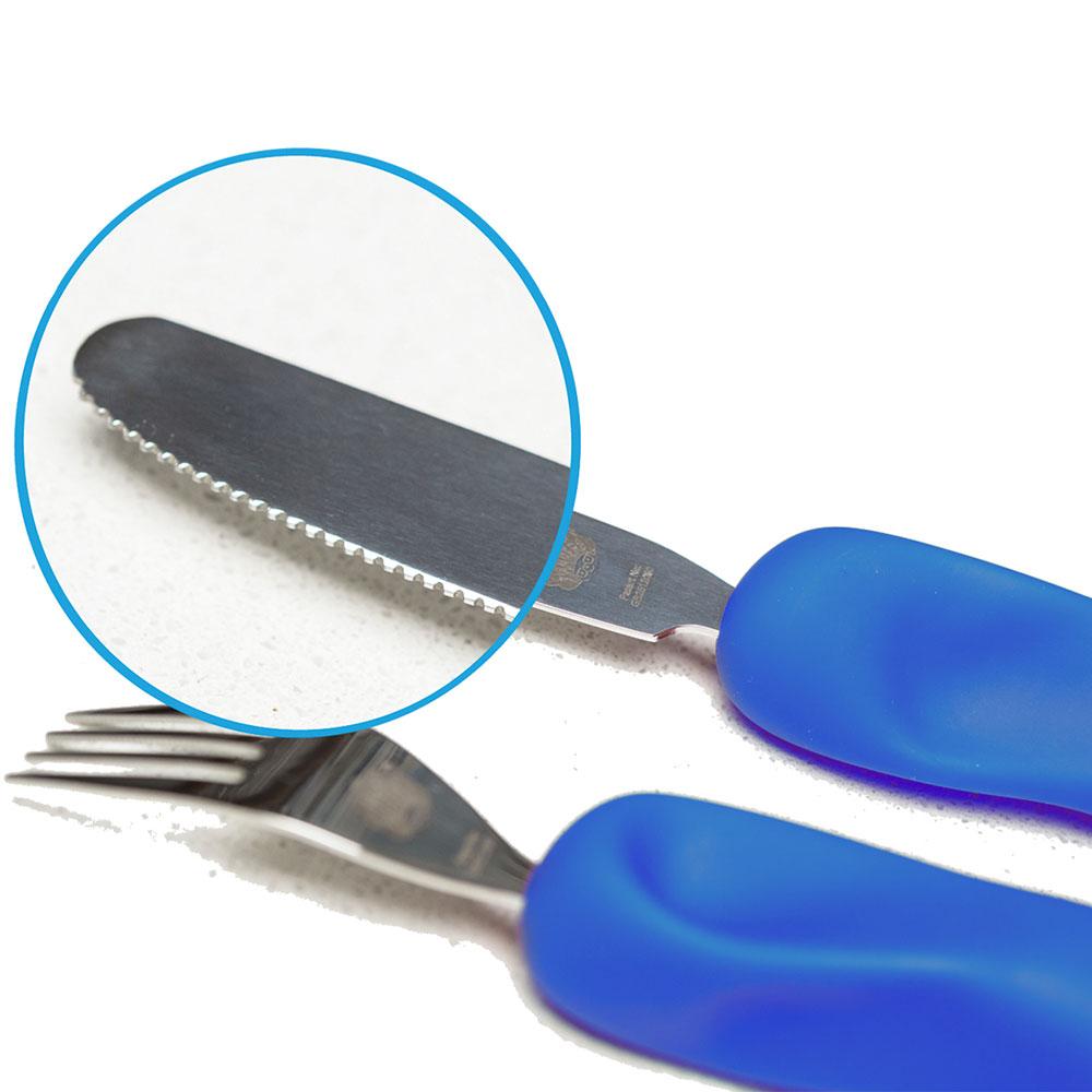 ナナズマナーズ（NANA'S MANNERS）】ナイフ＆フォークセット｜ブルー