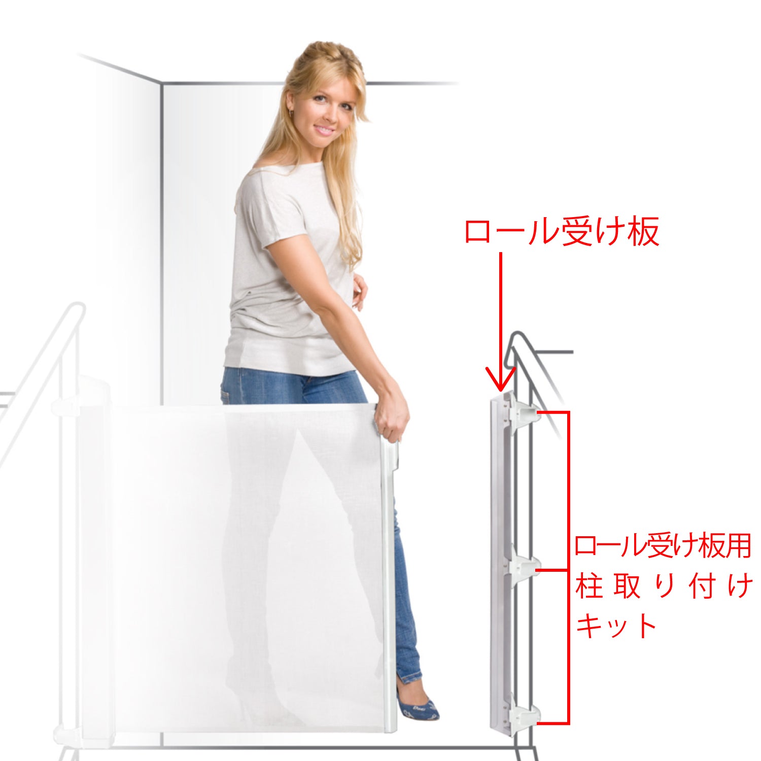 2025特集 ラスカル（Lascal）】キディガード ロール受け板用取付キット バトルスピリッツ